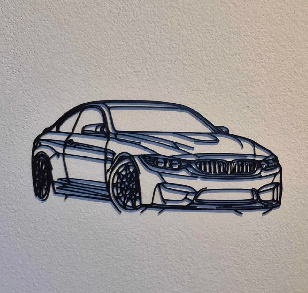 Wandkunst BMW F82 M4